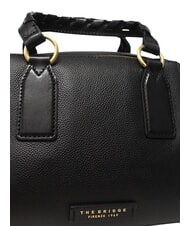 THE BRIDGE INES Borsa bauletto in pelle con tracolla Nero Oro - Borse Donna - 3