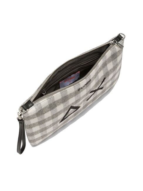 TARTAN Pochette con polisierina e tracolla grigmed - Borse Donna