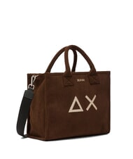 SUN68 CALI CORDUROY Borsa a mano, con tracolla marrone - Borse Donna - 2