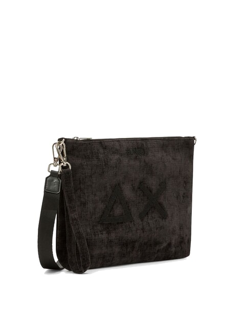 VELVET Pochette con polisierina e tracolla nero - Borse Donna