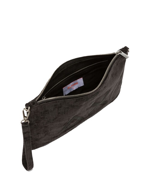 VELVET Pochette con polisierina e tracolla nero - Borse Donna