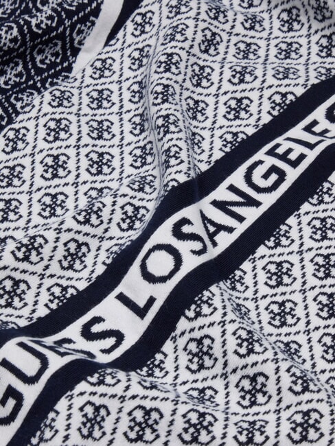 SEVYN 4G LOGO Sciarpa 4g cream and blue - Sciarpe