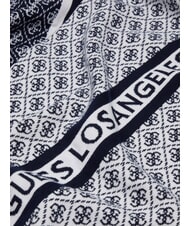 GUESS SEVYN 4G LOGO Sciarpa 4g cream and blue - Sciarpe - 3