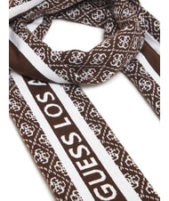 GUESS SEVYN 4G LOGO Sciarpa 4g brown and cream - Sciarpe - 3