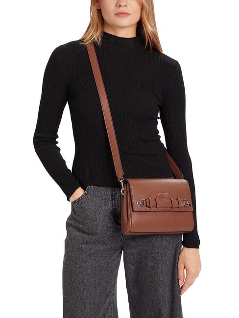 GREGORIA Borsa a tracolla con flap COGNAC - Borse Donna