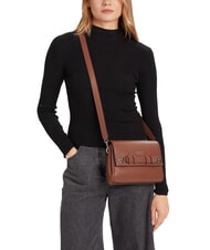 GUESS GREGORIA Borsa a tracolla con flap COGNAC - Borse Donna - 5