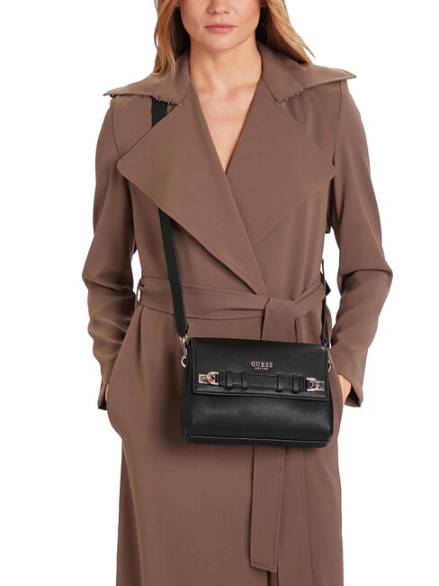 GREGORIA Borsa a tracolla con flap NERO - Borse Donna