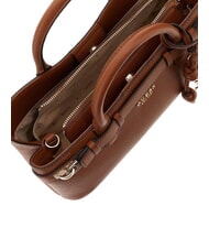 GUESS GREGORIA Borsa a mano media con tracolla COGNAC - Borse Donna - 4