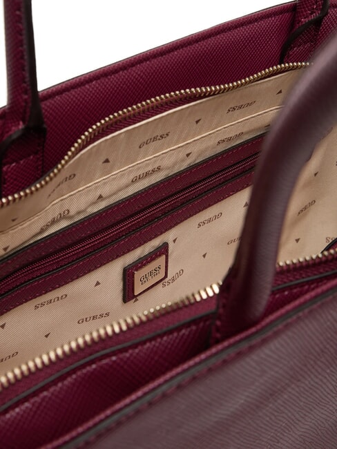 BOLENA Borsa a spalla con charm cuore wine - Borse Donna