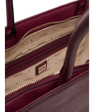 GUESS BOLENA Borsa a spalla con charm cuore wine - Borse Donna - 6