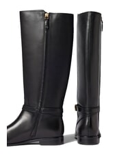 RALPH LAUREN BROOKE TALL 2 Stivali alti in pelle NERO - Scarpe Donna - 4