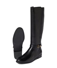 RALPH LAUREN BROOKE TALL 2 Stivali alti in pelle NERO - Scarpe Donna - 7