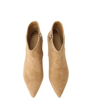RALPH LAUREN MCKAY Stivaletti in pelle suede tacco basso camel - Scarpe Donna - 3