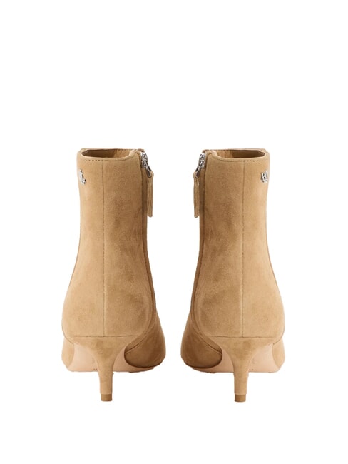 MCKAY Stivaletti in pelle suede tacco basso camel - Scarpe Donna