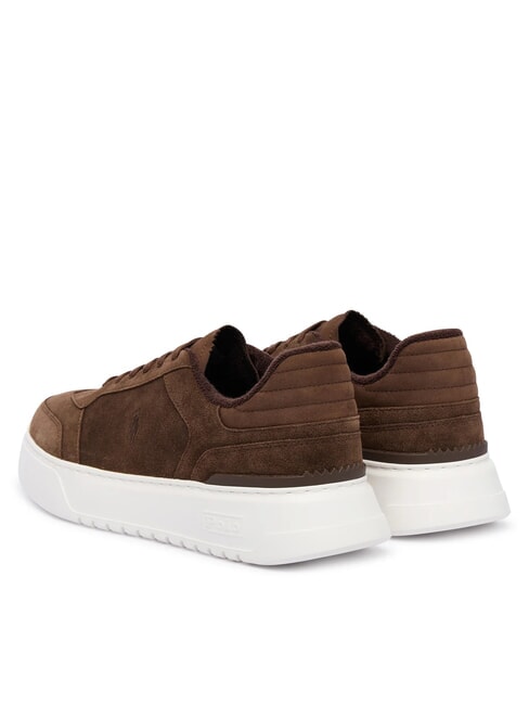 RLITE COURT Sneakers in pelle suede chocolate brown - Scarpe Uomo