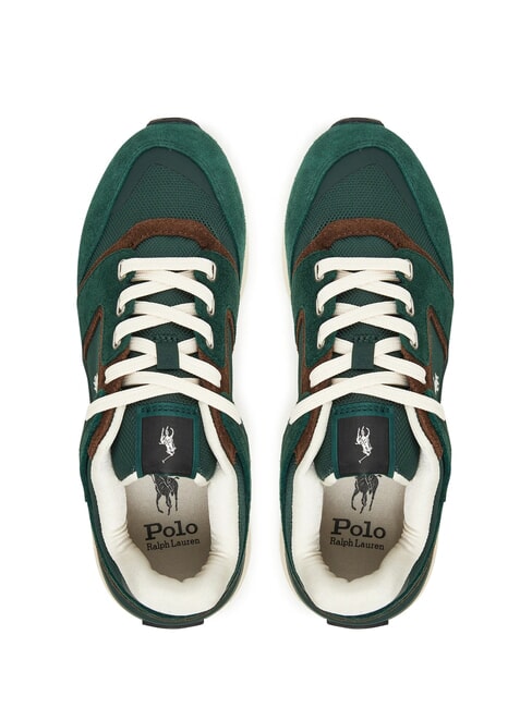 TRAIN 89 Sneakers running college green/chocolate brown - Scarpe Uomo