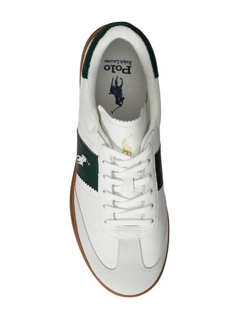 HERITAGE AERA Sneakers in pelle off white/forest - Scarpe Uomo