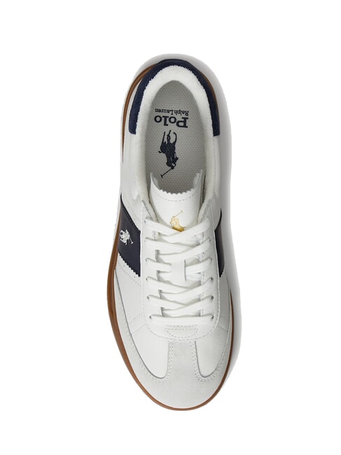 HERITAGE AERA Sneakers in pelle off white/navy - Scarpe Uomo
