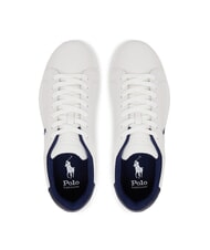 RALPH LAUREN HERITAGE COURT 2 Sneakers in pelle deckwash white/navy - Scarpe Uomo - 4