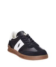 RALPH LAUREN HERITAGE AERA Sneakers in pelle black/white - Scarpe Uomo - 3