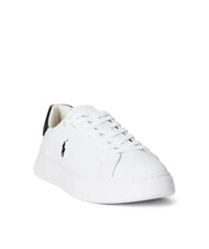 RALPH LAUREN RLITE COURT Sneakers in pelle white/black pp - Scarpe Uomo - 3
