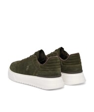 RALPH LAUREN RLITE COURT Sneakers in pelle suede estate olive - Scarpe Uomo - 5