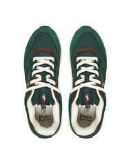 RALPH LAUREN TRAIN 89 Sneakers running college green/chocolate brown - Scarpe Uomo - 3