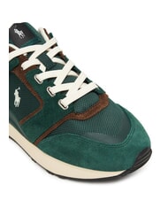 RALPH LAUREN TRAIN 89 Sneakers running college green/chocolate brown - Scarpe Uomo - 4