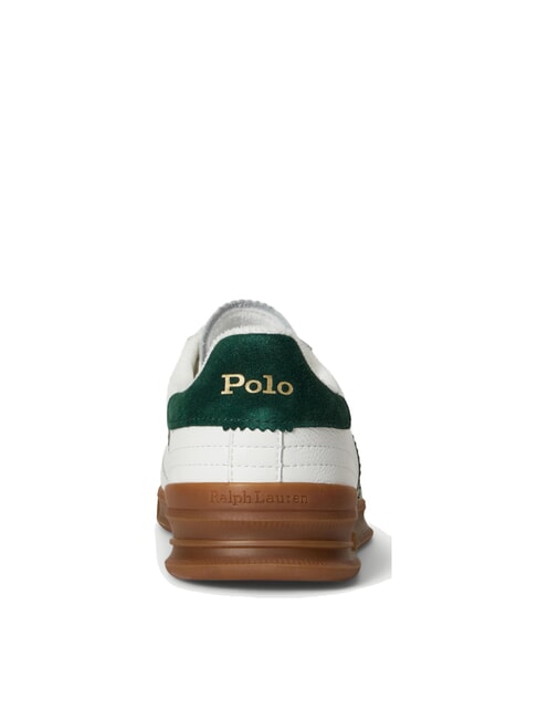 HERITAGE AERA Sneakers in pelle off white/forest - Scarpe Uomo