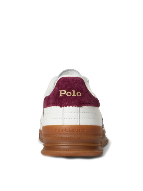 HERITAGE AERA Sneakers in pelle off white/wine - Scarpe Uomo
