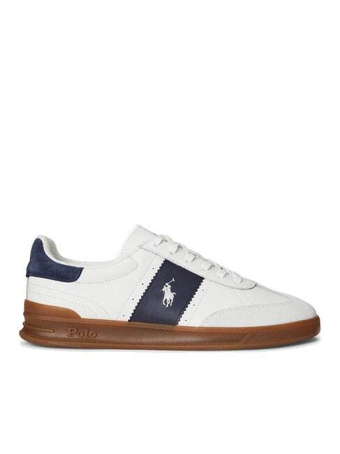HERITAGE AERA Sneakers in pelle off white/navy - Scarpe Uomo