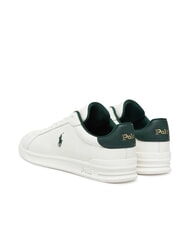 RALPH LAUREN HERITAGE COURT 2 Sneakers in pelle deckwash white/forest - Scarpe Uomo - 4