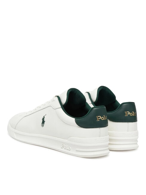HERITAGE COURT 2 Sneakers in pelle deckwash white/forest - Scarpe Uomo