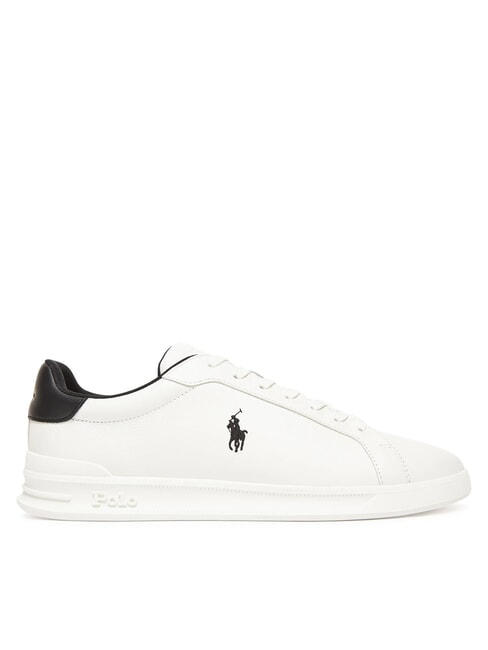 HERITAGE COURT 2 Sneakers in pelle deckwash white/black - Scarpe Uomo