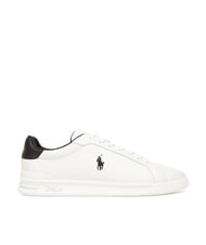 RALPH LAUREN HERITAGE COURT 2 Sneakers in pelle deckwash white/black - Scarpe Uomo - 2