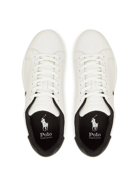 HERITAGE COURT 2 Sneakers in pelle deckwash white/black - Scarpe Uomo