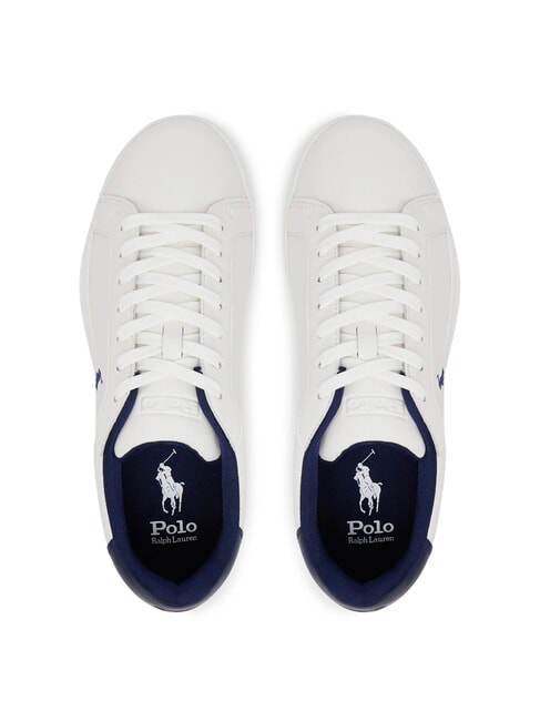 HERITAGE COURT 2 Sneakers in pelle deckwash white/navy - Scarpe Uomo