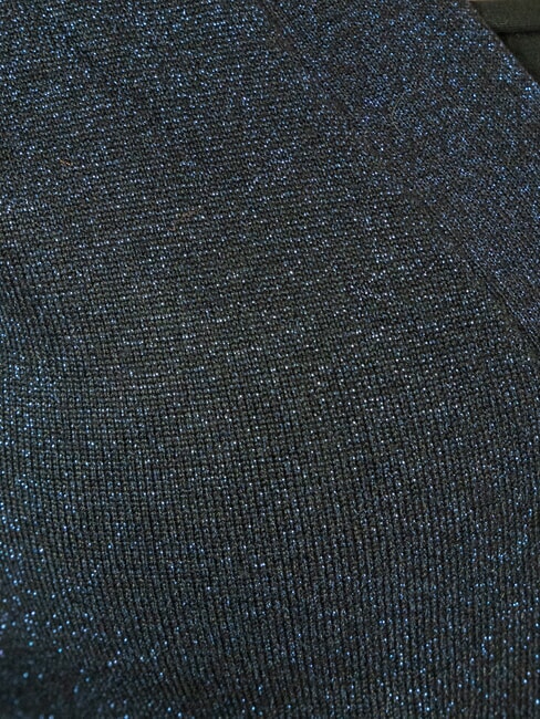 PEACEFUL Cardigan lurex con bottoni blue navy - Maglie Donna