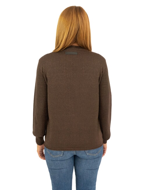 PARANA Maglia girocollo in lurex moro - Maglie Donna