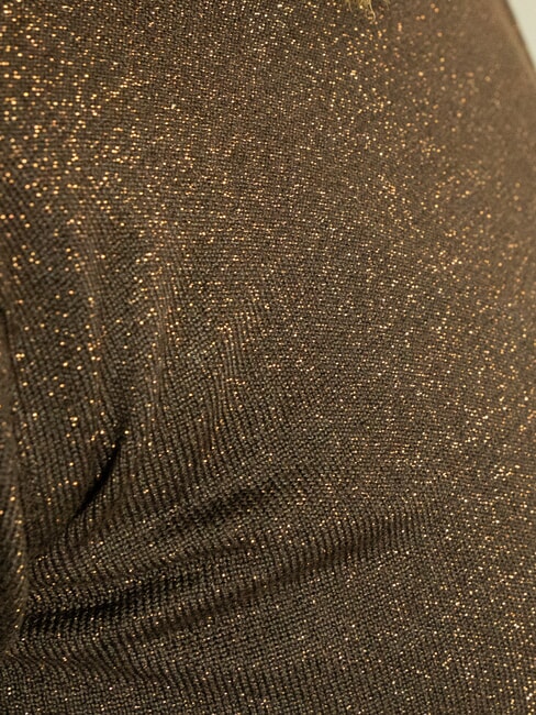 PARANA Maglia girocollo in lurex moro - Maglie Donna