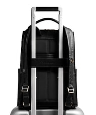 PIQUADRO W140 Zaino donna in pelle porta pc 14" Nero - Zaini da lavoro porta PC - 3