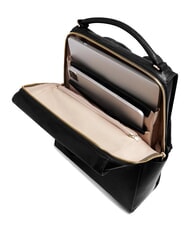 PIQUADRO W140 Zaino donna in pelle porta pc 14" Nero - Zaini da lavoro porta PC - 5