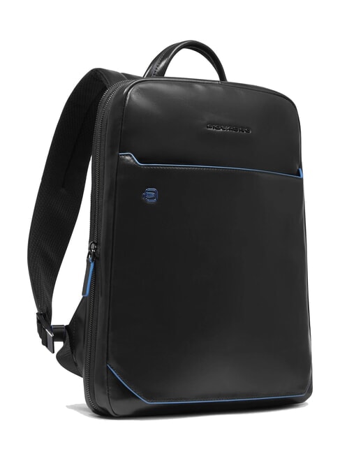 BLUE SQUARE Zaino porta PC 14", in pelle Nero - Zaini da lavoro porta PC