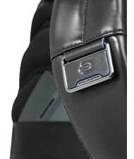 PIQUADRO BLUE SQUARE Zaino porta PC 14", in pelle Nero - Zaini da lavoro porta PC - 6