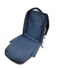 PIQUADRO BLUE SQUARE Zaino in pelle fast-check porta pc 15,6" blu - Zaini da lavoro porta PC - 6