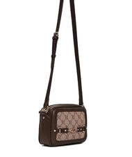 GAUDÌ NEW DIAZ Borsa camera case logo jacquard tan - Borse Donna - 2