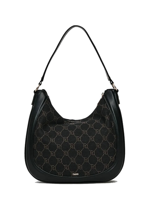 NEW DIAZ Borsa hobo logo jacquard NERO - Borse Donna