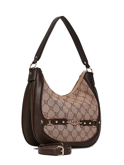 NEW DIAZ Borsa hobo logo jacquard tan - Borse Donna