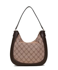 GAUDÌ NEW DIAZ Borsa hobo logo jacquard tan - Borse Donna - 3