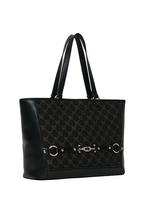 NEW DIAZ Borsa shopping con logo jacquard NERO - Borse Donna